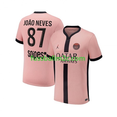 Fußballtrikots Paris Saint-Germain Joao Neves 87 Ausweich Trikotsatz 2024-2025 Fußballtrikots Paris Saint-Germain Joao Neves 87 Ausweich Trikotsatz 2024-2025